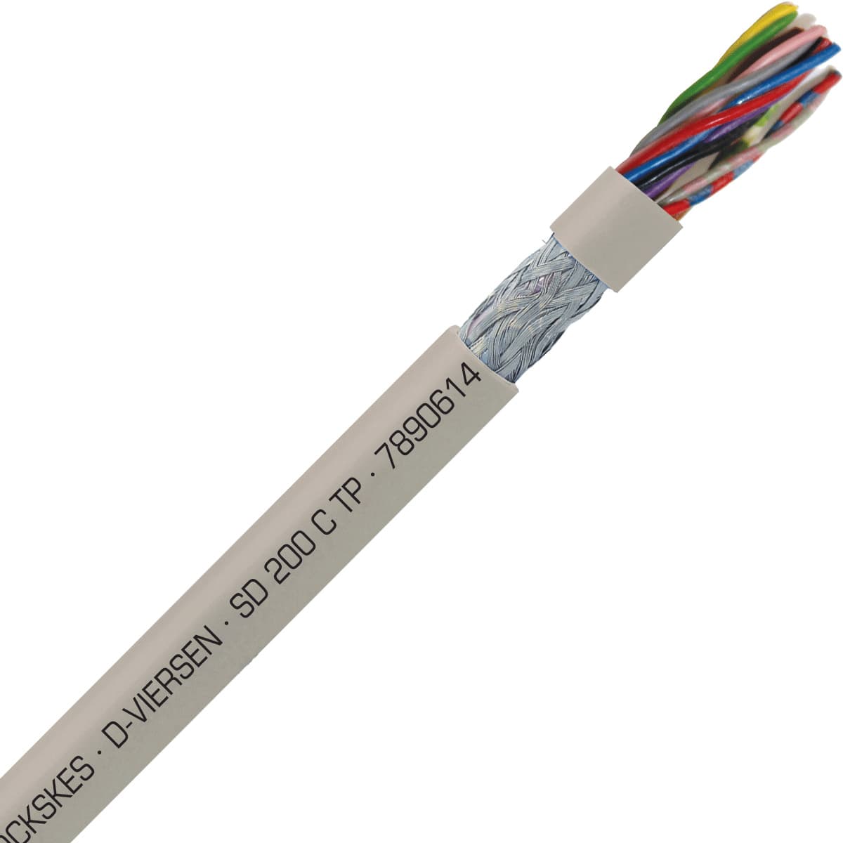 SAB 7890614 SD 200 C TP - 26 AWG/6 pr, shielded halogen free continuous flex oil resistant paired data cable, CE, RoHS SAB 7890614 SD 200 C TP - 26 AWG/6 pr, shielded halogen free continuous flex oil resistant paired data cable, CE, RoHS