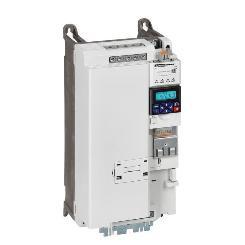 Lovato Electric VLB30150A480 VLB30150A480 Lovato - Variable speed drive, VLB3... type, three-phase supply 400-480VAC 50/60Hz. EMC suppressor built-in, Cat. C2, 15kW Lovato Electric VLB30150A480 VLB30150A480 Lovato - Variable speed drive, VLB3... type, three-phase supply 400-480VAC 50/60Hz. EMC suppressor built-in, Cat. C2, 15kW