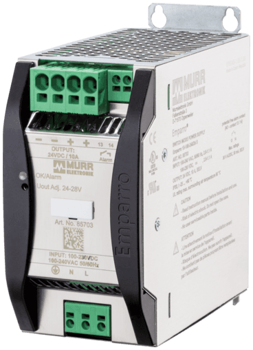 Murr Elektronik 85703 85703 Murrelektronik - Emparro 10-100-240/24 S, Screw mounting Murr Elektronik 85703 85703 Murrelektronik - Emparro 10-100-240/24 S, Screw mounting