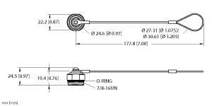 Turck RSMV-CC RSMV-CC Turck - RSMV-CC Accessory for 7/8, Closure cap, Threaded hand tighten + lanyard Turck RSMV-CC RSMV-CC Turck - RSMV-CC Accessory for 7/8, Closure cap, Threaded hand tighten + lanyard
