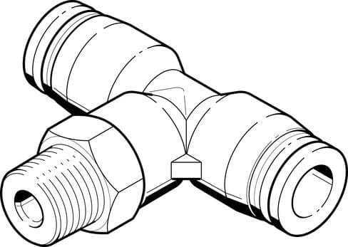 Festo 533251 push-in T-fitting QBMT-1/8-1/8-U-M 360° orientable, male thread with external hexagon. Size: Standard, Nominal size: 0,098 ", Type of seal on screw-in stud: coating, Operating pressure complete temperature range: -13,8 - 145 Psi, Maritime classification: Festo 533251 push-in T-fitting QBMT-1/8-1/8-U-M 360° orientable, male thread with external hexagon. Size: Standard, Nominal size: 0,098 ", Type of seal on screw-in stud: coating, Operating pressure complete temperature range: -13,8 - 145 Psi, Maritime classification: