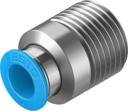 Festo 190648 push-in fitting QS-1/2-10-I male thread with internal hexagon socket. Size: Standard, Nominal size: 6,3 mm, Type of seal on screw-in stud: coating, Assembly position: Any, Container size: 1 Festo 190648 push-in fitting QS-1/2-10-I male thread with internal hexagon socket. Size: Standard, Nominal size: 6,3 mm, Type of seal on screw-in stud: coating, Assembly position: Any, Container size: 1