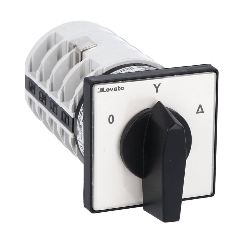 Lovato Electric 7GN6312U 7GN6312U Lovato - Rotary cam switch 7GN series, star-delta motor starter switch 63A, for front mounting with black handle, front plate 65X65mm Lovato Electric 7GN6312U 7GN6312U Lovato - Rotary cam switch 7GN series, star-delta motor starter switch 63A, for front mounting with black handle, front plate 65X65mm