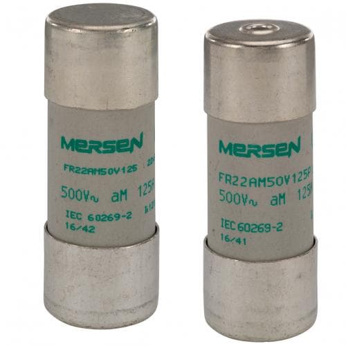Mersen T211042 Cylindrical fuse-link aM 690VAC 22.2x58, 12A Mersen T211042 Cylindrical fuse-link aM 690VAC 22.2x58, 12A