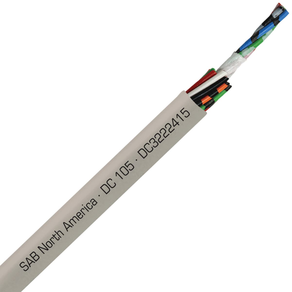 SAB DC3222415 DC 105 - 24 AWG/15c, flexible oil resistant data cable, UL, CSA, CE, RoHS SAB DC3222415 DC 105 - 24 AWG/15c, flexible oil resistant data cable, UL, CSA, CE, RoHS