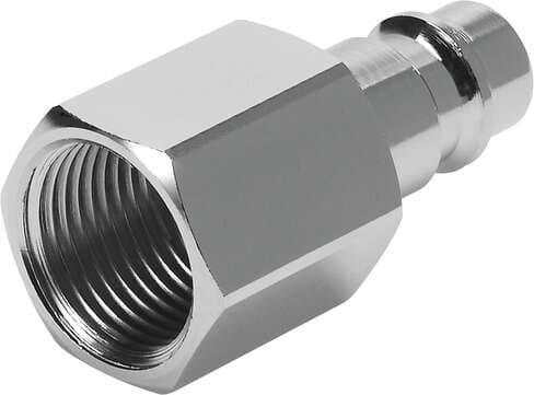 Festo 531680 quick coupling plug KS4-1/2-I For self-closing quick coupling connectors. Nominal size: 7,85 mm, Operating pressure complete temperature range: -0,95 - 12 bar, Standard nominal flow rate: 1305 l/min, Operating medium: Compressed air in accordance with ISO Festo 531680 quick coupling plug KS4-1/2-I For self-closing quick coupling connectors. Nominal size: 7,85 mm, Operating pressure complete temperature range: -0,95 - 12 bar, Standard nominal flow rate: 1305 l/min, Operating medium: Compressed air in accordance with ISO