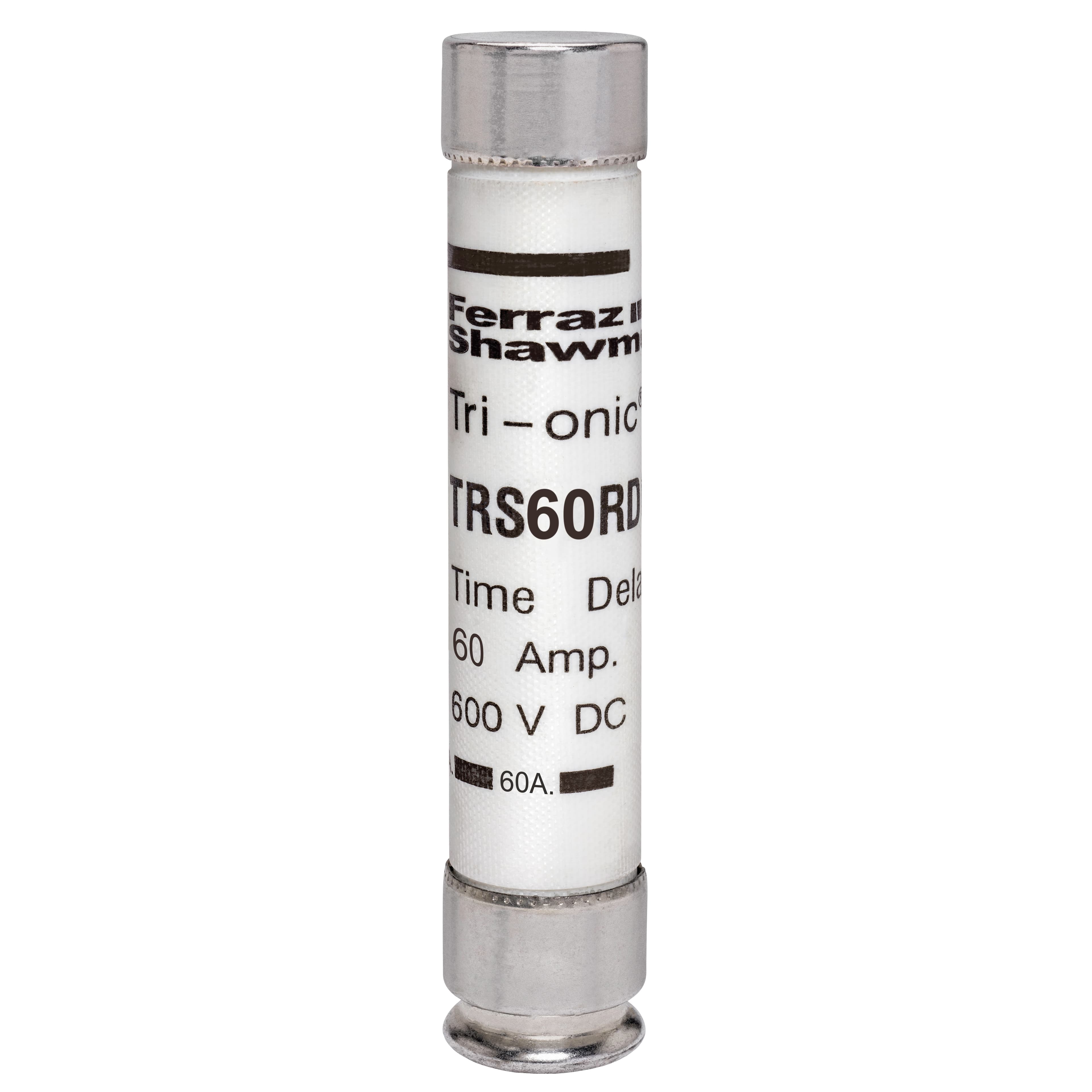 Mersen TRS60RDC TRS60RDC Mersen - Fuse TRS-RDC - Class RK5 - Time-Delay 600VDC 60A Ferrule Tri-Onic® Mersen TRS60RDC TRS60RDC Mersen - Fuse TRS-RDC - Class RK5 - Time-Delay 600VDC 60A Ferrule Tri-Onic®