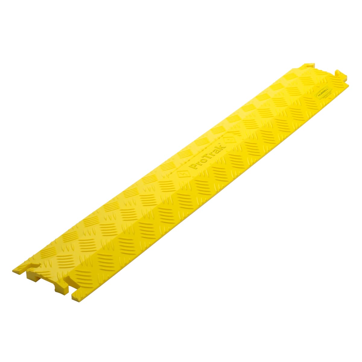 Hubbell PROTRK115Y Wire and Cable Protection, ProTRAK, DropOver Version, 1.5" Wide Single Channel, 3' Length, Yellow Hubbell PROTRK115Y Wire and Cable Protection, ProTRAK, DropOver Version, 1.5" Wide Single Channel, 3' Length, Yellow