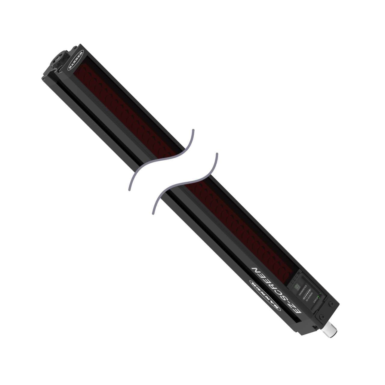 Banner SLSE30-1500Q8 EZ-SCREEN Emitter; Resolution: 30 mm; Range: 18 m (60 ft); Defined Area: 1500 mm (59.1 in); Housing Length: 1569 mm (61.8 in); Connection: 8-pin M12 Connector; No test input Banner SLSE30-1500Q8 EZ-SCREEN Emitter; Resolution: 30 mm; Range: 18 m (60 ft); Defined Area: 1500 mm (59.1 in); Housing Length: 1569 mm (61.8 in); Connection: 8-pin M12 Connector; No test input