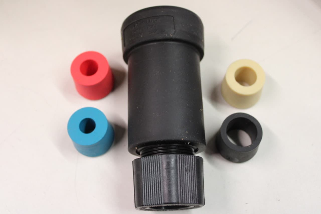 Eaton L530CWBK L530CWBK Eaton - Eaton Arrow Hart watertight locking connector, #18-10 AWG, 30A, Industrial, 125V, Back wiring, Black, Steel, Watertight, L5-30, Two-pole, Three-wire, Santoprene thermoplastic elastomeric, 0.43 to 1.15 in, IP67 Eaton L530CWBK L530CWBK Eaton - Eaton Arrow Hart watertight locking connector, #18-10 AWG, 30A, Industrial, 125V, Back wiring, Black, Steel, Watertight, L5-30, Two-pole, Three-wire, Santoprene thermoplastic elastomeric, 0.43 to 1.15 in, IP67