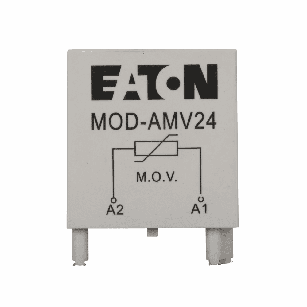 Eaton MOD-AMV120 MOD-AMV120 Eaton - D Series MOV Suppressor, Module size A, 120 Vac/dc nominal voltage, QTY: 20 Eaton MOD-AMV120 MOD-AMV120 Eaton - D Series MOV Suppressor, Module size A, 120 Vac/dc nominal voltage, QTY: 20