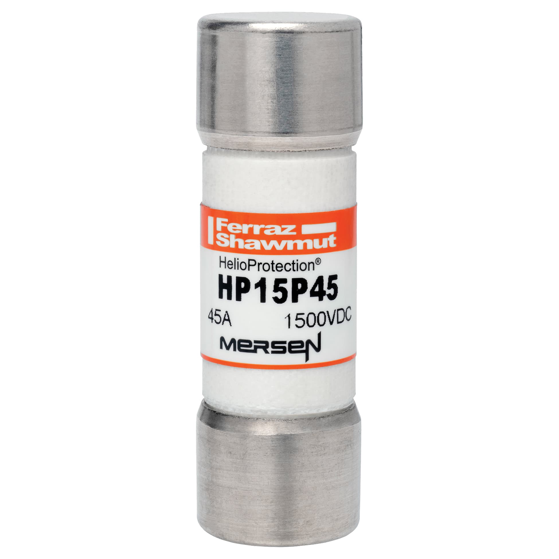 Mersen HP15P45 HP15P45 Mersen HelioProtection® Fuse 1500VDC 45A 20x65mm Mersen HP15P45 HP15P45 Mersen HelioProtection® Fuse 1500VDC 45A 20x65mm