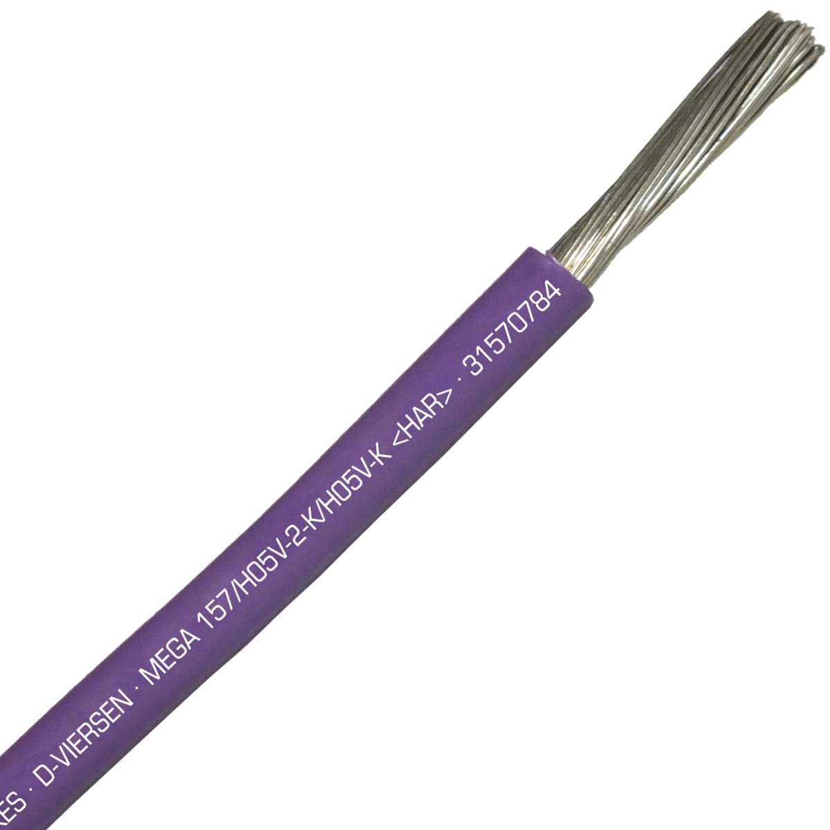 SAB 31570784 MEGA 157/H05V2-K/H05V-K (HAR/UL/CSA/CE) - 14 AWG hook-up wire, Violet SAB 31570784 MEGA 157/H05V2-K/H05V-K (HAR/UL/CSA/CE) - 14 AWG hook-up wire, Violet