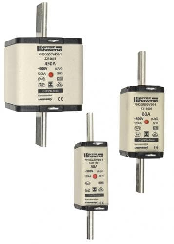 Mersen F218091 NH fuse-link gG, 500VAC, size 000, 20A double indicator/insulated tags Mersen F218091 NH fuse-link gG, 500VAC, size 000, 20A double indicator/insulated tags