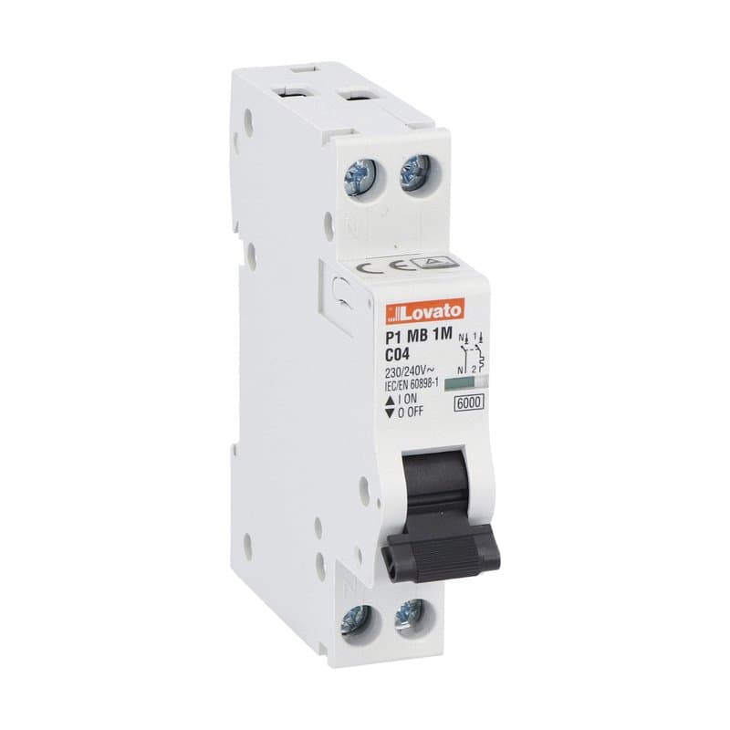 Lovato Electric P1MB1MC40 P1MB1MC40 Lovato - Miniature circuit breaker, 1P+N - 6kA. 1 module, characteristic C, 40A Lovato Electric P1MB1MC40 P1MB1MC40 Lovato - Miniature circuit breaker, 1P+N - 6kA. 1 module, characteristic C, 40A