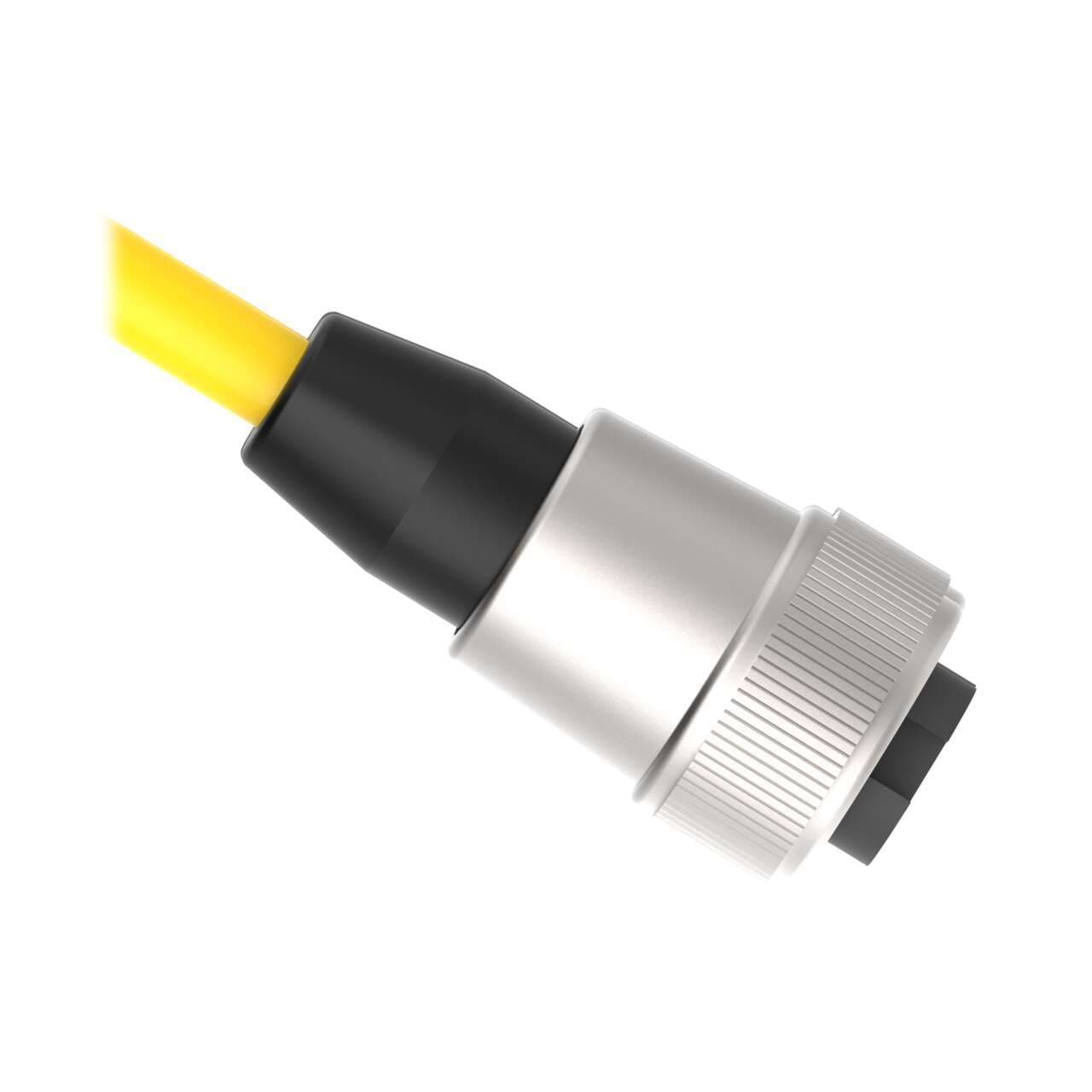 Banner QDS-525C Cordset: Single Ended 7/8 in; 5-pin Straight Female Connector; 7.62 m (24.99 ft) Yellow PVC Jacket; Nickel-Plated Brass Coupling Nut Banner QDS-525C Cordset: Single Ended 7/8 in; 5-pin Straight Female Connector; 7.62 m (24.99 ft) Yellow PVC Jacket; Nickel-Plated Brass Coupling Nut