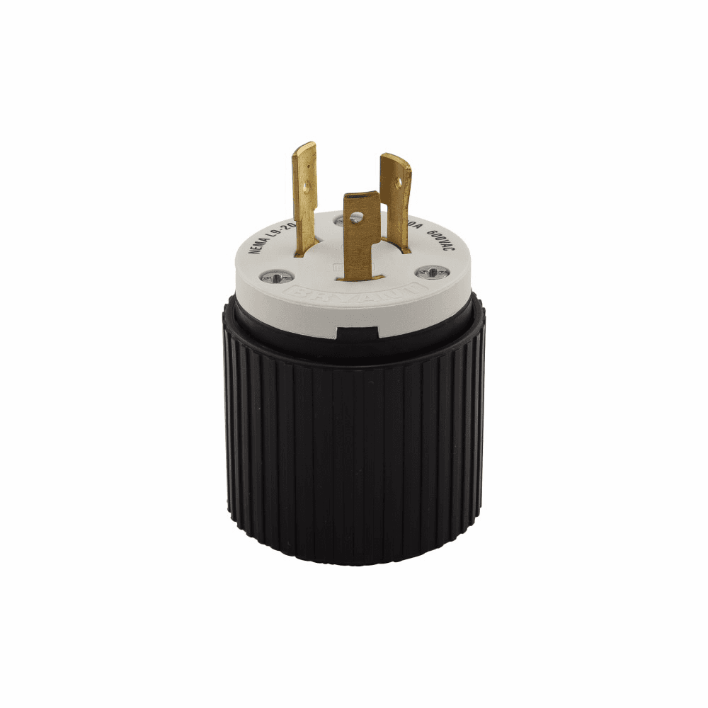 Eaton CWL920P CWL920P Eaton - Eaton auto grip locking plug , #18-8 AWG, 20A, Industrial, 600V, Back wiring, Black, white, Auto grip, L9-20, Two-pole, Three-wire, Nylon, 0.38 to 1 in, -40° to 60°C Eaton CWL920P CWL920P Eaton - Eaton auto grip locking plug , #18-8 AWG, 20A, Industrial, 600V, Back wiring, Black, white, Auto grip, L9-20, Two-pole, Three-wire, Nylon, 0.38 to 1 in, -40° to 60°C