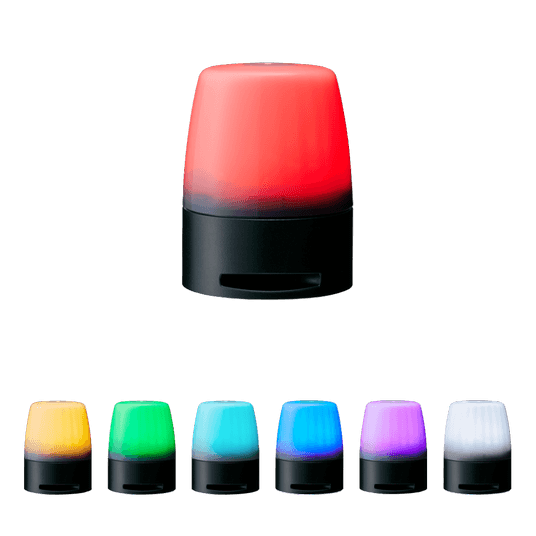 Patlite NE-M1ATB-M NE-A with 7-in-one colors (Red, Yellow, Green, Blue, Purple, Light Blue, White), Flashing/buzzer with touch sensor, Black base Patlite NE-M1ATB-M NE-A with 7-in-one colors (Red, Yellow, Green, Blue, Purple, Light Blue, White), Flashing/buzzer with touch sensor, Black base