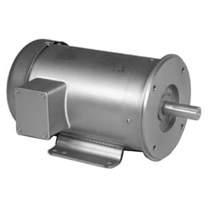 Baldor Electric Company CESSWDM3550-5 AC Motor; 1-1/2HP Power; 575VAC at 60HZ Voltage; 3 Phase; 3600RPM Speed; 56C Frame; TENV Enclosure; Foot Mounted; C-Face; Stainless Steel Housing; 12.96" Length Baldor Electric Company CESSWDM3550-5 AC Motor; 1-1/2HP Power; 575VAC at 60HZ Voltage; 3 Phase; 3600RPM Speed; 56C Frame; TENV Enclosure; Foot Mounted; C-Face; Stainless Steel Housing; 12.96" Length