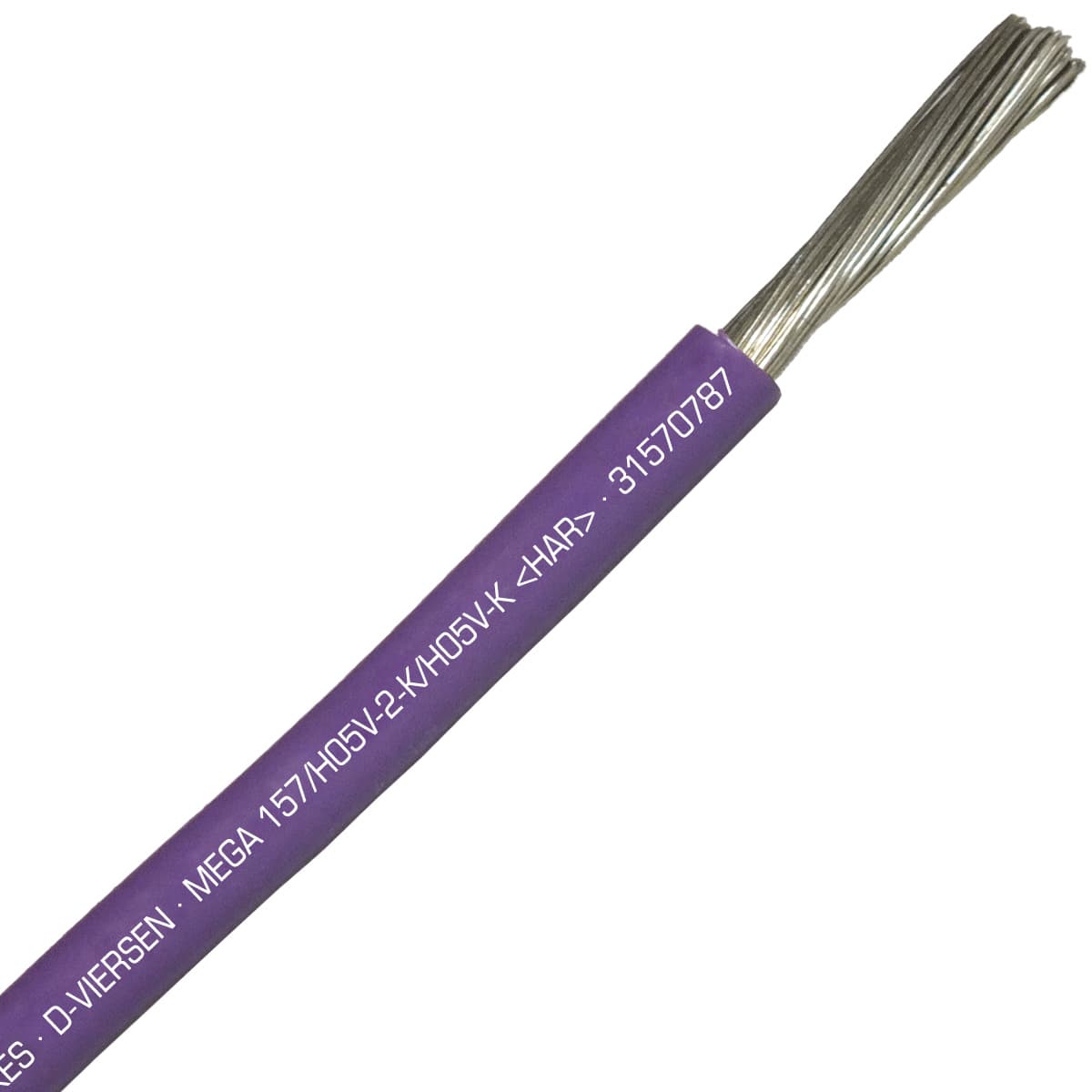 SAB 31570787 MEGA 157/H05V2-K/H05V-K (HAR/UL/CSA/CE) - 10 AWG hook-up wire, Violet SAB 31570787 MEGA 157/H05V2-K/H05V-K (HAR/UL/CSA/CE) - 10 AWG hook-up wire, Violet