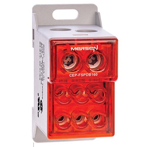 Mersen CEP-FSPDB160 CEP-FSPDB160 Mersen Compact PDB 600V 135A - 160A Tin-plated Aluminum 1-Pole 2 - 3 + 3 openings; 2/0-#10 --- #6-#14 + #4-#14 Mersen CEP-FSPDB160 CEP-FSPDB160 Mersen Compact PDB 600V 135A - 160A Tin-plated Aluminum 1-Pole 2 - 3 + 3 openings; 2/0-#10 --- #6-#14 + #4-#14