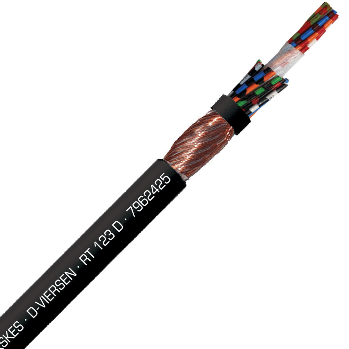 SAB 7962425 RT 123 D - 24 AWG/25c, Spiral shielded PUR rugged and dependable robot/track cable, �450� torsion SAB 7962425 RT 123 D - 24 AWG/25c, Spiral shielded PUR rugged and dependable robot/track cable, �450� torsion