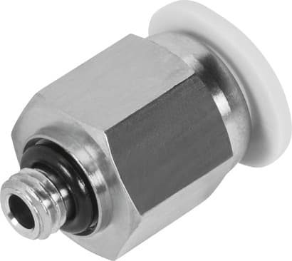Festo 572303 push-in fitting QBM-10-32-UNF-5/32-U Size: Mini, Nominal size: 0,098 ", Type of seal on screw-in stud: Sealing ring, Assembly position: Any, Design structure: Push/pull principle Festo 572303 push-in fitting QBM-10-32-UNF-5/32-U Size: Mini, Nominal size: 0,098 ", Type of seal on screw-in stud: Sealing ring, Assembly position: Any, Design structure: Push/pull principle