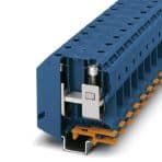 Phoenix Contact 3010136 High-current terminal block, Screws with hexagonal socket, nom. voltage: 1000 V, nominal current: 232 A, connection method: Screw connection, number of connections: 2, number of positions: 1, cross section: 25 mm² - 95 mm², AWG: 4 - 3/0, width: 25 mm, hei Phoenix Contact 3010136 High-current terminal block, Screws with hexagonal socket, nom. voltage: 1000 V, nominal current: 232 A, connection method: Screw connection, number of connections: 2, number of positions: 1, cross section: 25 mm² - 95 mm², AWG: 4 - 3/0, width: 25 mm, hei