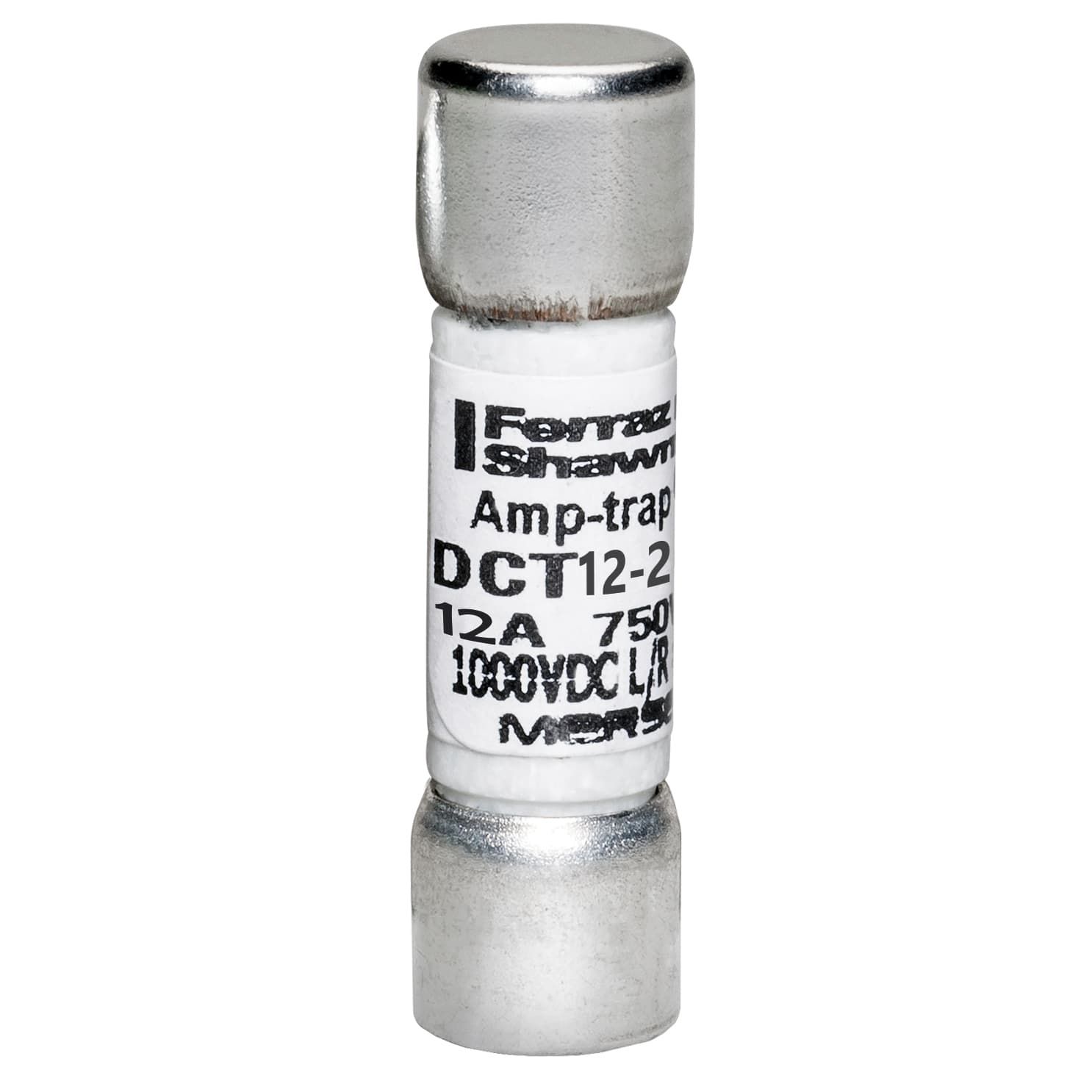Mersen DCT12-2 DCT12-2 Mersen - Fuse DCT - Midget - Fast-Acting 750VAC 1000VDC 12A Ferrule Amp-Trap® Mersen DCT12-2 DCT12-2 Mersen - Fuse DCT - Midget - Fast-Acting 750VAC 1000VDC 12A Ferrule Amp-Trap®