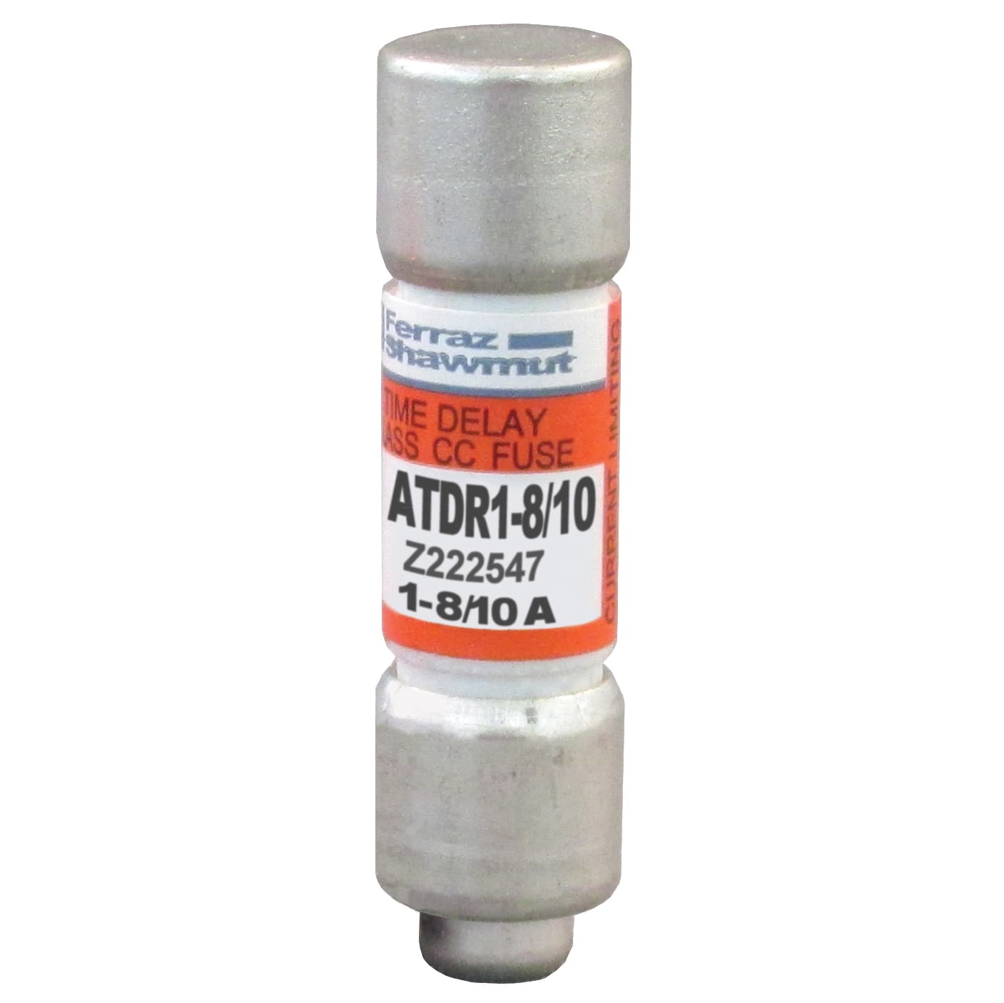 Mersen ATDR1-8/10 ATDR1-8/10 Mersen - Fuse ATDR - Class CC - Time-Delay 600VAC 300VDC 1.8A Ferrule Amp-Trap 2000® Mersen ATDR1-8/10 ATDR1-8/10 Mersen - Fuse ATDR - Class CC - Time-Delay 600VAC 300VDC 1.8A Ferrule Amp-Trap 2000®