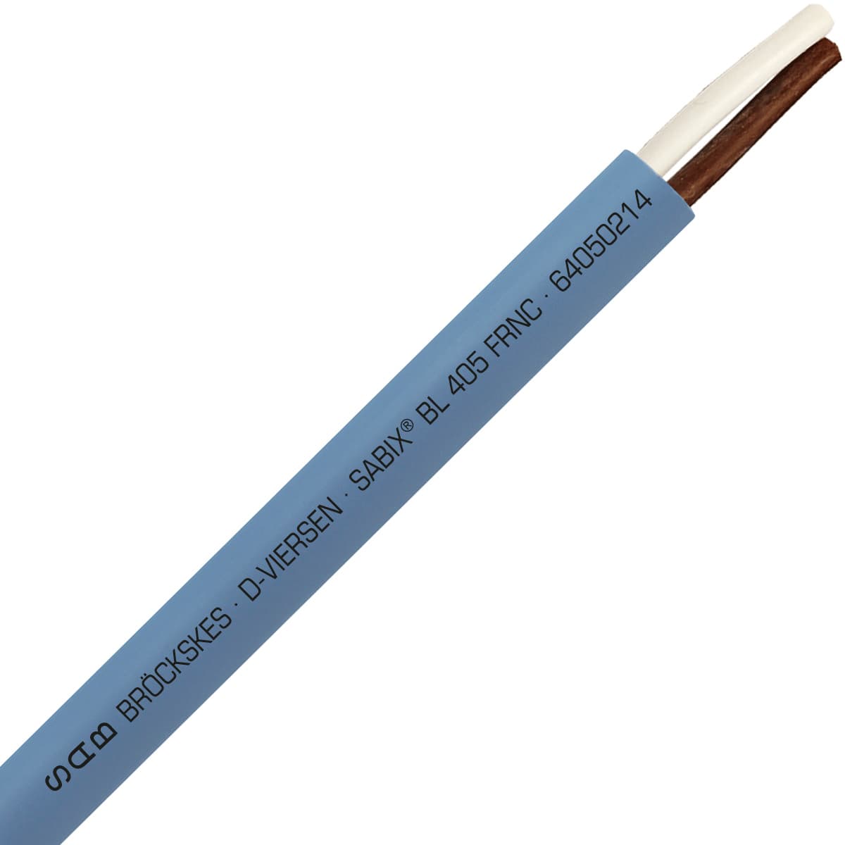 SAB 64050214 SABIX BL 405 FRNC - 26 AWG/2c, halogen-free flame retardant flexible data cable, DNV-GL, CE, RoHS SAB 64050214 SABIX BL 405 FRNC - 26 AWG/2c, halogen-free flame retardant flexible data cable, DNV-GL, CE, RoHS