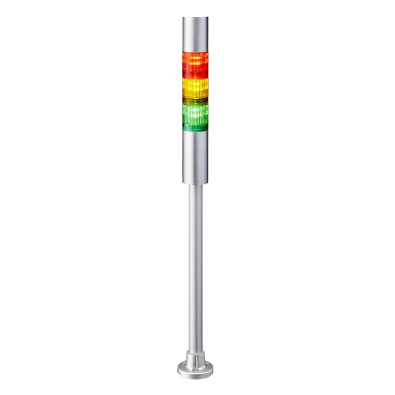 Patlite LR4-302PJBU-RYG 40mm diameter UL CE IP65 24V DC, Pole Mount/Cable, Flashing/Buzzer, Silver, Red/Amber/Green Module Patlite LR4-302PJBU-RYG 40mm diameter UL CE IP65 24V DC, Pole Mount/Cable, Flashing/Buzzer, Silver, Red/Amber/Green Module
