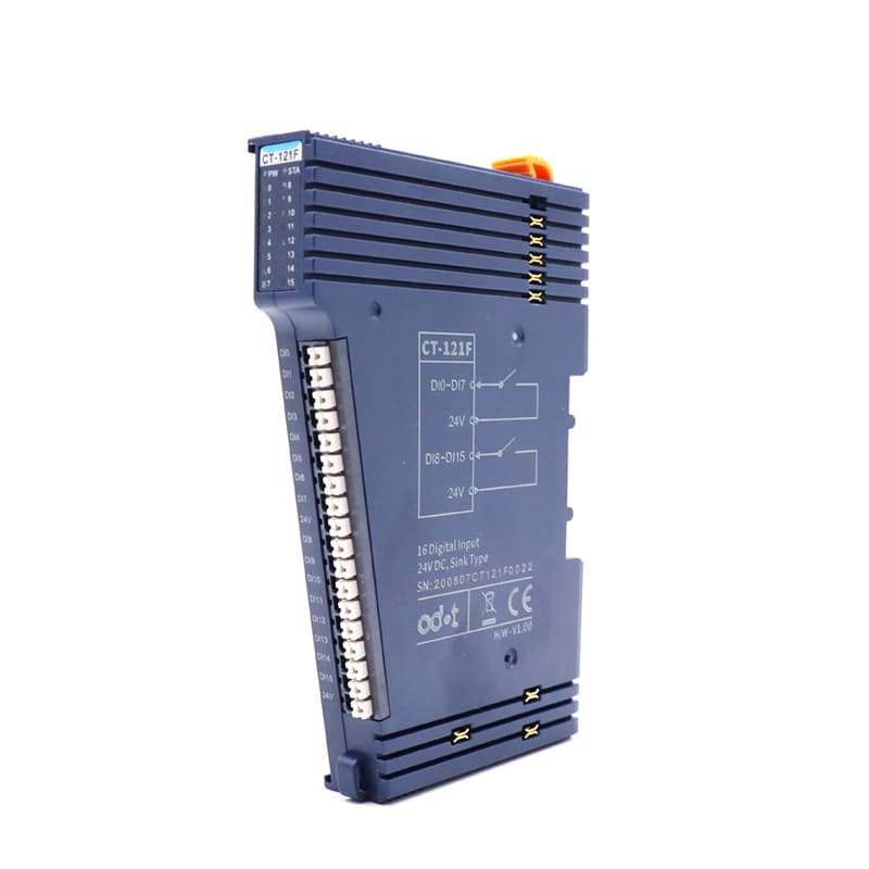 ODOT Automation CT-121F 16 channel digital Intput, 24VDC, sink type, PNP, supports counting function (Max. counting frequency of 200Hz) ODOT Automation CT-121F 16 channel digital Intput, 24VDC, sink type, PNP, supports counting function (Max. counting frequency of 200Hz)