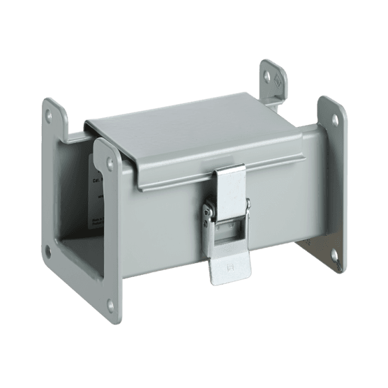 Hoffman F88L06 Straight Section, Lay-in Hinged-Cover, Type 12, 8.00x8.00x6.00, Gray, Steel Hoffman F88L06 Straight Section, Lay-in Hinged-Cover, Type 12, 8.00x8.00x6.00, Gray, Steel