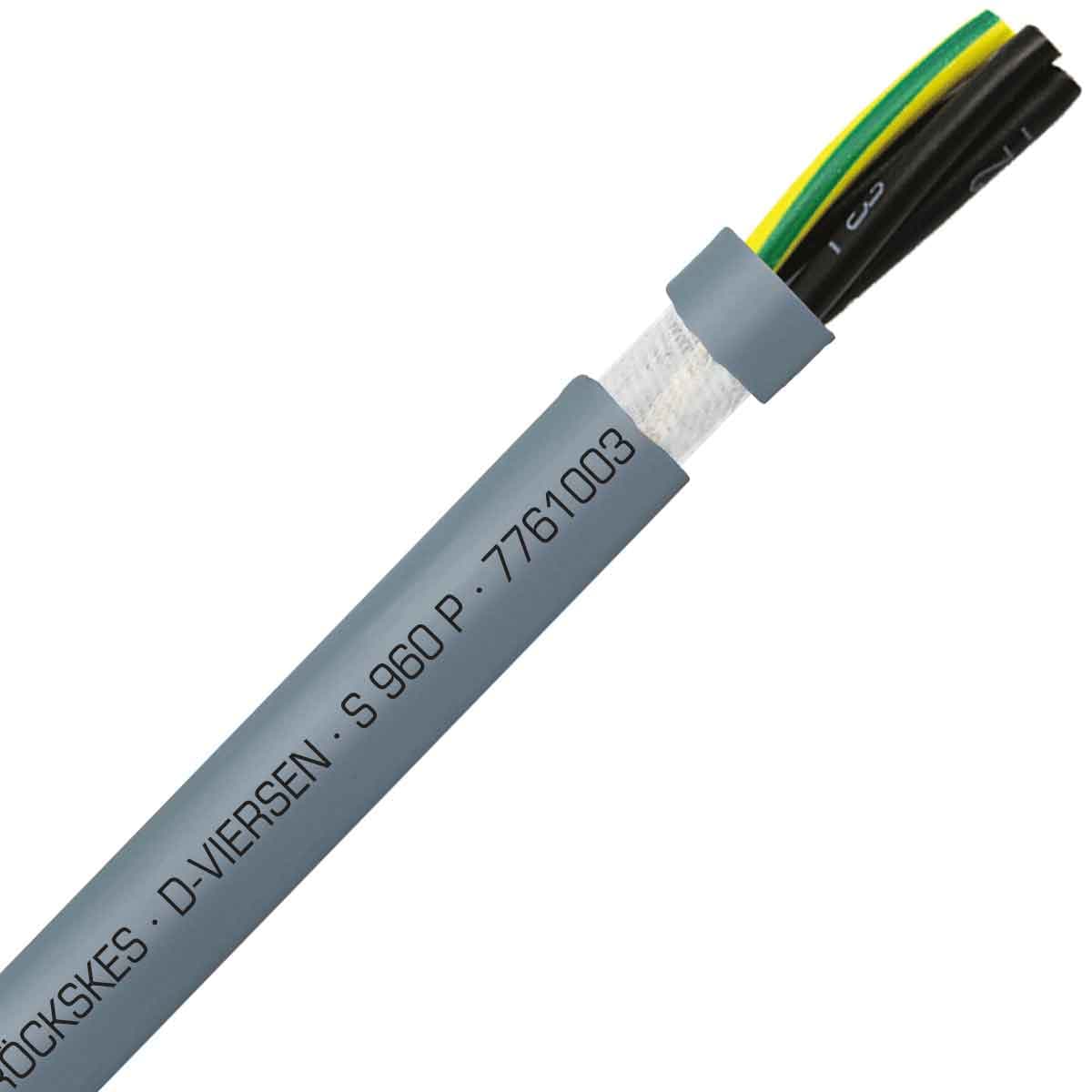SAB 7761003 S 960 P - 10 AWG/3c, tear & oil resistant continuous flex PUR control cable, UL, CSA, CE, RoHS SAB 7761003 S 960 P - 10 AWG/3c, tear & oil resistant continuous flex PUR control cable, UL, CSA, CE, RoHS