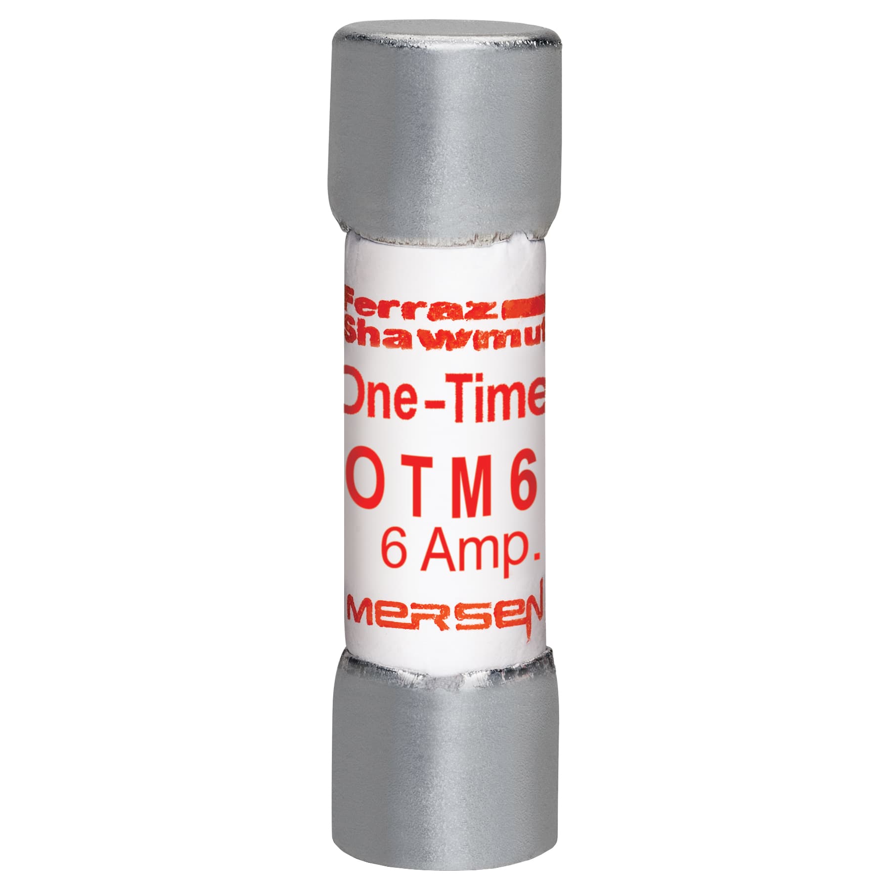 Mersen OTM6 OTM6 Mersen - Fuse OTM - Midget - Fast-Acting 250VAC 6A Ferrule Amp-Trap® Mersen OTM6 OTM6 Mersen - Fuse OTM - Midget - Fast-Acting 250VAC 6A Ferrule Amp-Trap®
