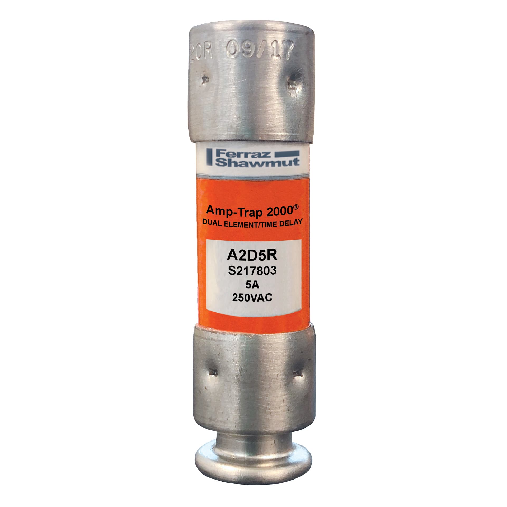 Mersen A2D5R A2D5R Mersen - Fuse A2D-R - Class RK1 - Time-Delay 250VAC 250VDC 5A Ferrule Amp-Trap 2000® Mersen A2D5R A2D5R Mersen - Fuse A2D-R - Class RK1 - Time-Delay 250VAC 250VDC 5A Ferrule Amp-Trap 2000®