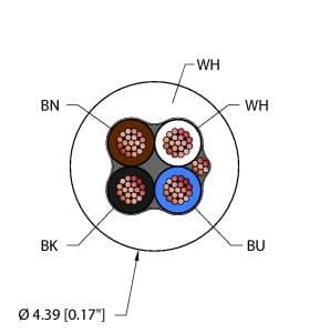 Turck WHT,TPV,4X22,S-DF WHT,TPV,4X22,S-DF Turck - WHT,TPV,4X22,S-DF Washdown Cable, Reelfast™ Bulk Cable Turck WHT,TPV,4X22,S-DF WHT,TPV,4X22,S-DF Turck - WHT,TPV,4X22,S-DF Washdown Cable, Reelfast™ Bulk Cable