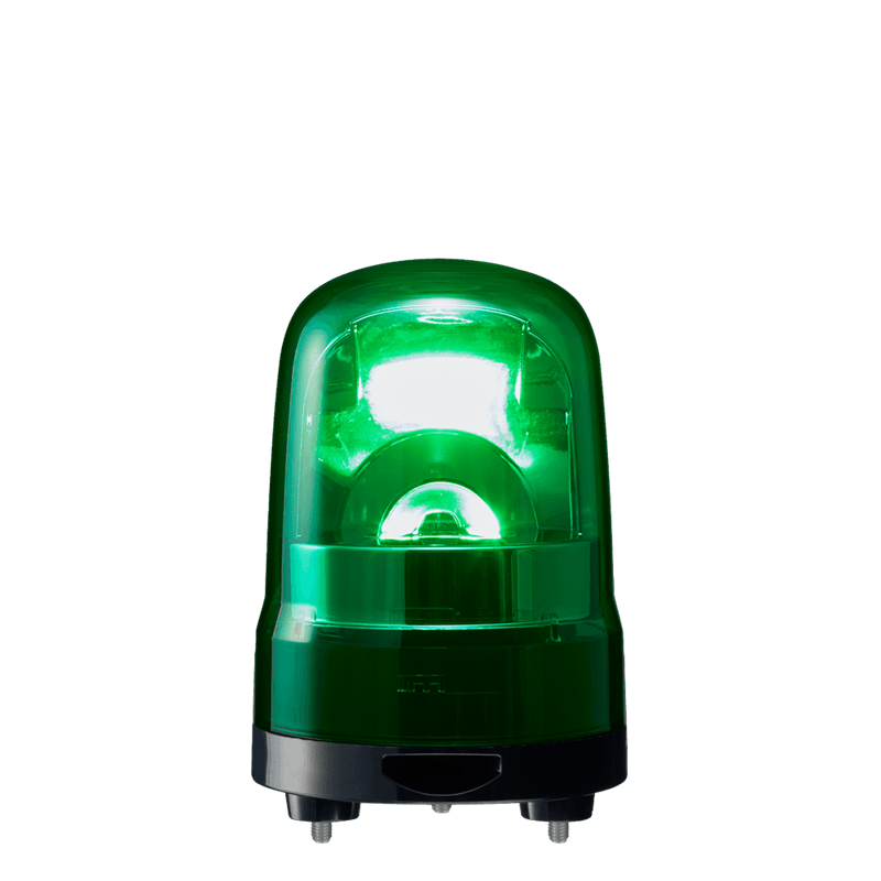 Patlite SKH-M1TB-G 100mm, Rotating Signal Beacon, 12-24V DC, 3-Screw Mount with Terminal Block, Buzzer, Green Patlite SKH-M1TB-G 100mm, Rotating Signal Beacon, 12-24V DC, 3-Screw Mount with Terminal Block, Buzzer, Green