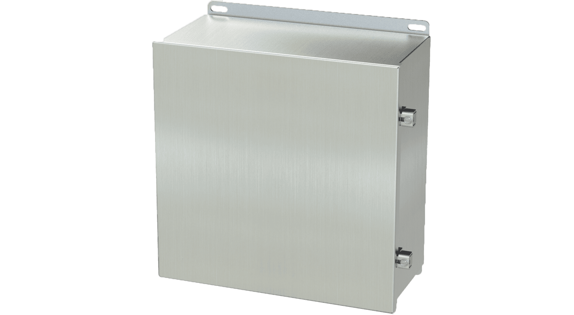 Saginaw Control SCE-1212CHNFSS S.S. CHNF Enclosure, Height:12.13", Width:12.00", Depth:6.00", #4 brushed finish on all exterior surfaces. Optional sub-panels are powder coated white. Saginaw Control SCE-1212CHNFSS S.S. CHNF Enclosure, Height:12.13", Width:12.00", Depth:6.00", #4 brushed finish on all exterior surfaces. Optional sub-panels are powder coated white.