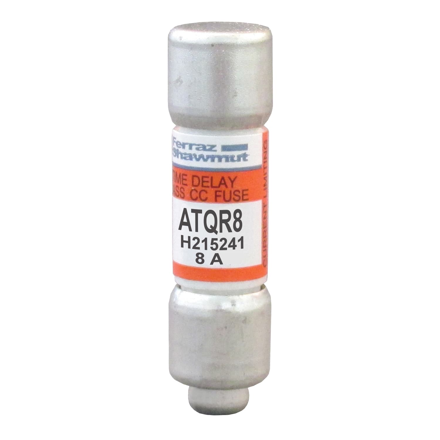 Mersen ATQR8 ATQR8 Mersen - Fuse ATQR - Class CC - Time-Delay 600VAC 300VDC 8A Ferrule Amp-Trap 2000® Mersen ATQR8 ATQR8 Mersen - Fuse ATQR - Class CC - Time-Delay 600VAC 300VDC 8A Ferrule Amp-Trap 2000®