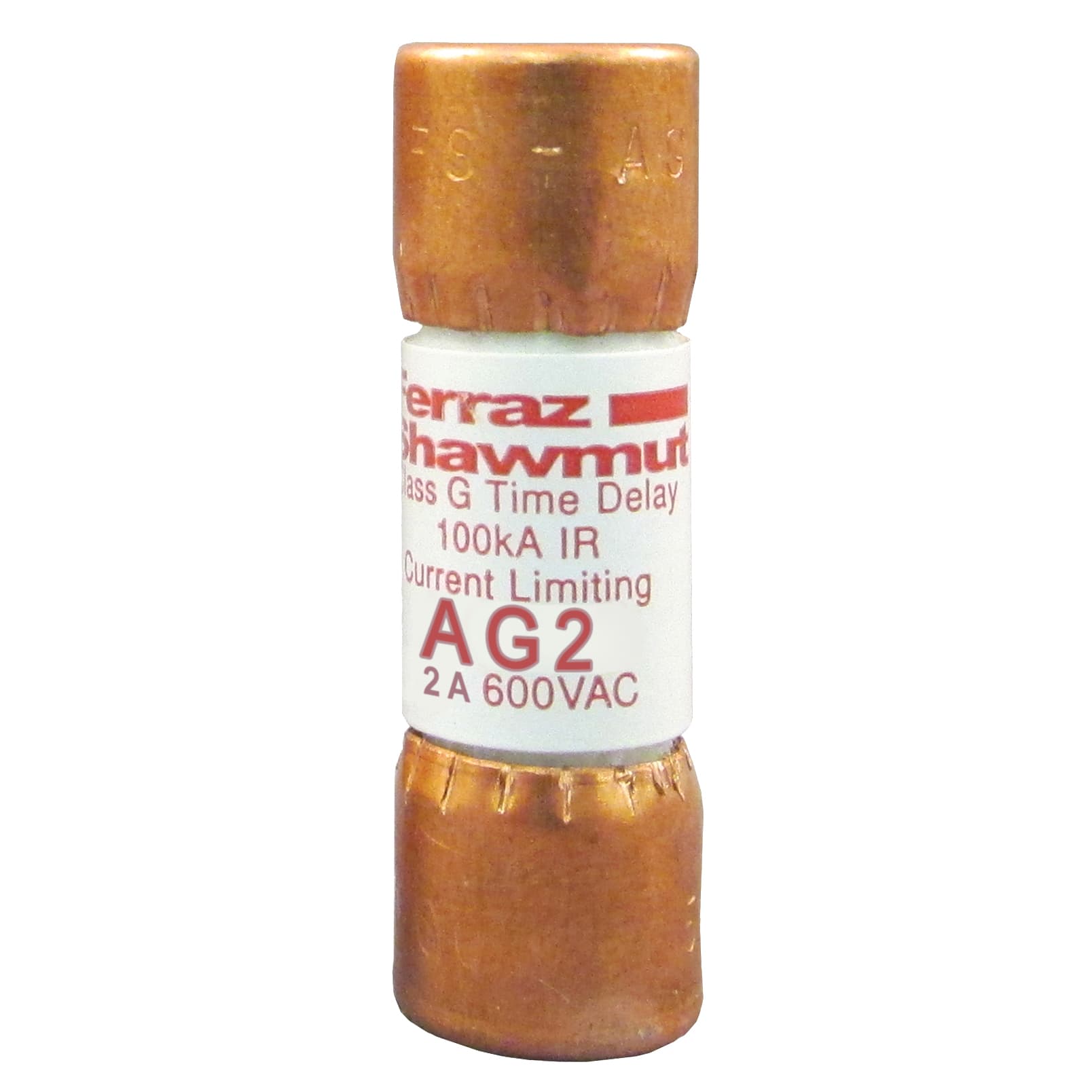 Mersen AG2 AG2 Mersen - Fuse AG - Class G 600VAC 2A Time Delay Ferrule Amp-Trap® Mersen AG2 AG2 Mersen - Fuse AG - Class G 600VAC 2A Time Delay Ferrule Amp-Trap®
