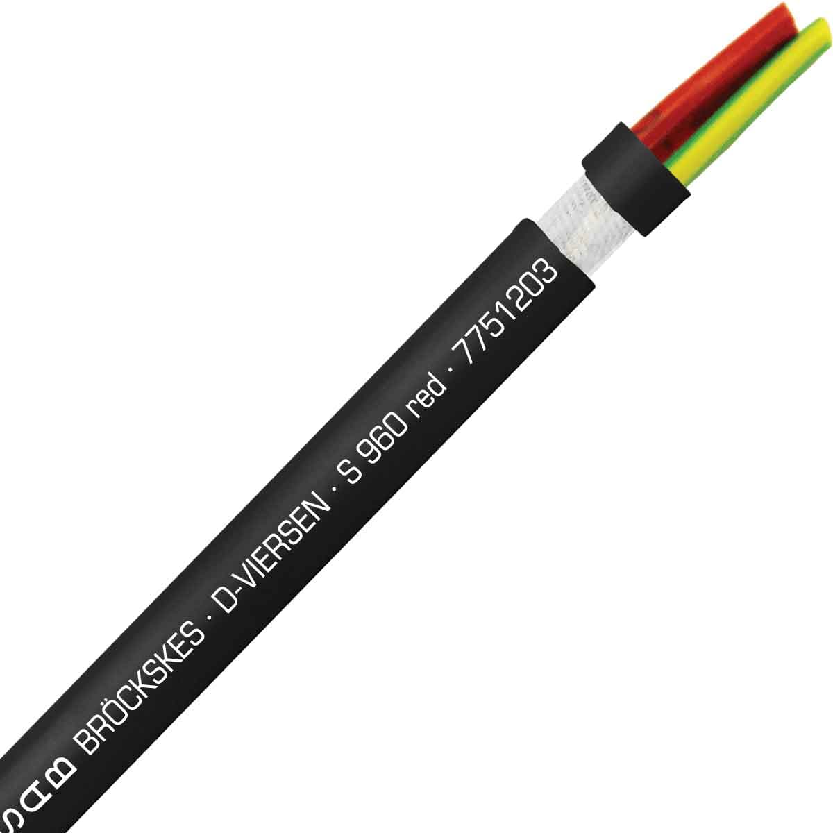 SAB 7751203 S 960 - 12 AWG/3c, oil resistant continuous flex PVC control cable for small bending radius, UL, CSA, CE, RoHS SAB 7751203 S 960 - 12 AWG/3c, oil resistant continuous flex PVC control cable for small bending radius, UL, CSA, CE, RoHS