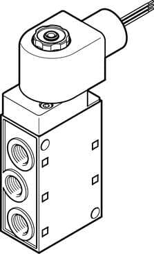 Festo 535910 solenoid valve MFH-5-1/4-S-EX With manual override, without solenoid coil or socket. Solenoid coil and socket should be ordered separately. Valve function: 5/2 monostable, Type of actuation: electrical, Width: 30,5 mm, Standard nominal flow rate: 1000 l/m Festo 535910 solenoid valve MFH-5-1/4-S-EX With manual override, without solenoid coil or socket. Solenoid coil and socket should be ordered separately. Valve function: 5/2 monostable, Type of actuation: electrical, Width: 30,5 mm, Standard nominal flow rate: 1000 l/m