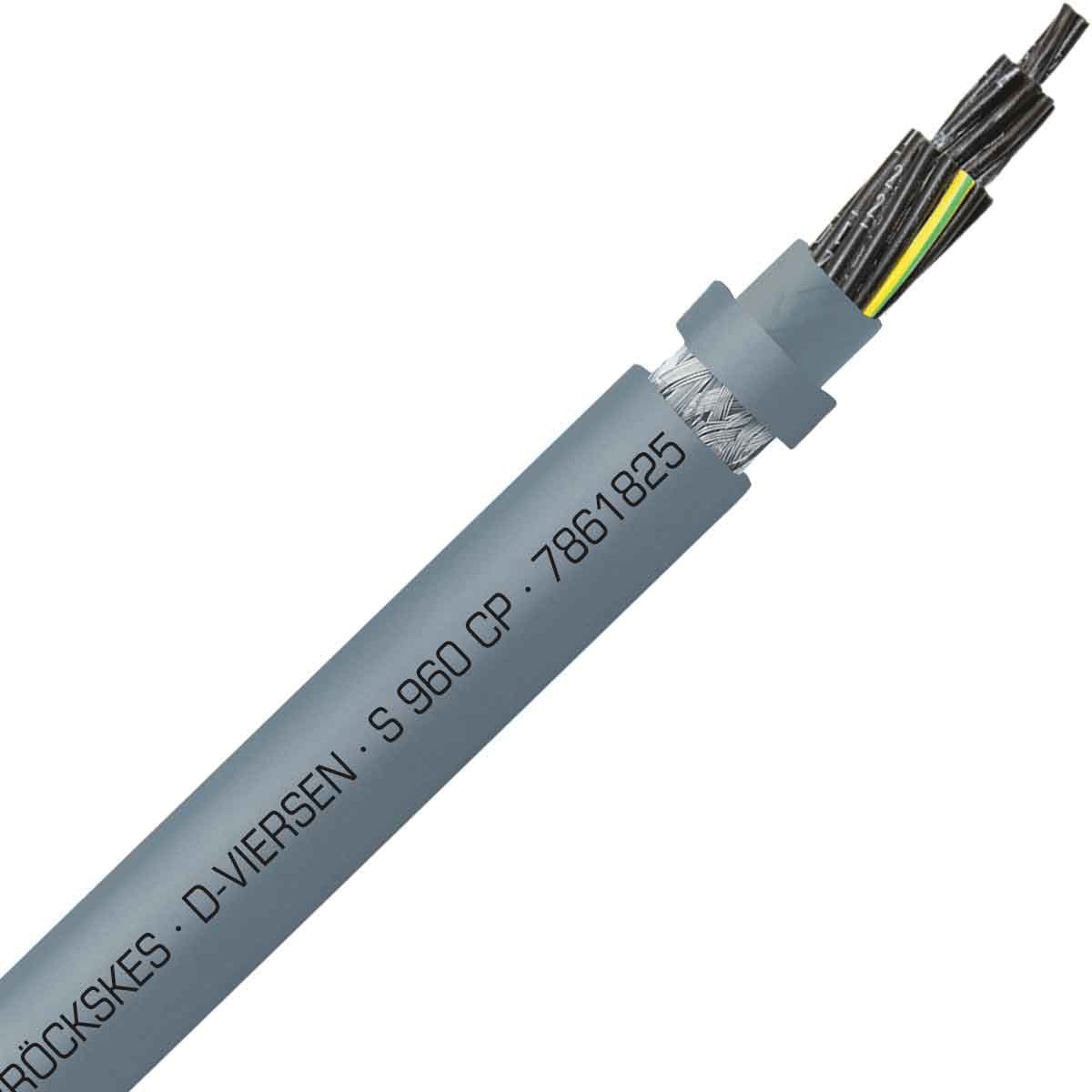 SAB 7861825 S 960 CP - 18 AWG/25c, shielded oil resistant continuous flex PUR data cable, UL, CSA, CE, RoHS SAB 7861825 S 960 CP - 18 AWG/25c, shielded oil resistant continuous flex PUR data cable, UL, CSA, CE, RoHS