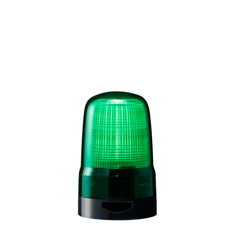 Patlite SL08-M1KTB-G 80mm, Flashing Signal Beacon, 12-24V DC, 2-Screw Mount with Terminal Block, Buzzer, Green Patlite SL08-M1KTB-G 80mm, Flashing Signal Beacon, 12-24V DC, 2-Screw Mount with Terminal Block, Buzzer, Green