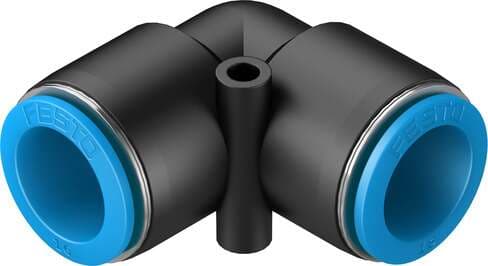 Festo 153075 push-in L-connector QSL-16 Size: Standard, Nominal size: 10,8 mm, Assembly position: Any, Container size: 1, Design structure: Push/pull principle Festo 153075 push-in L-connector QSL-16 Size: Standard, Nominal size: 10,8 mm, Assembly position: Any, Container size: 1, Design structure: Push/pull principle