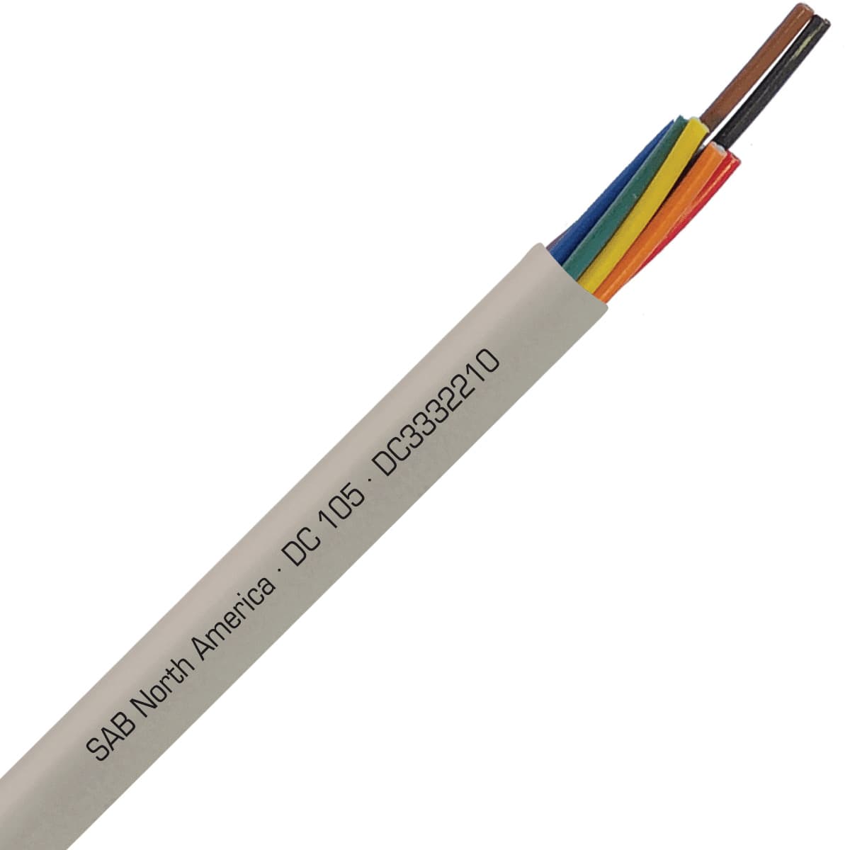 SAB DC3332210 DC 105 - 22 AWG/10c, flexible oil resistant data cable, UL, CSA, CE, RoHS SAB DC3332210 DC 105 - 22 AWG/10c, flexible oil resistant data cable, UL, CSA, CE, RoHS