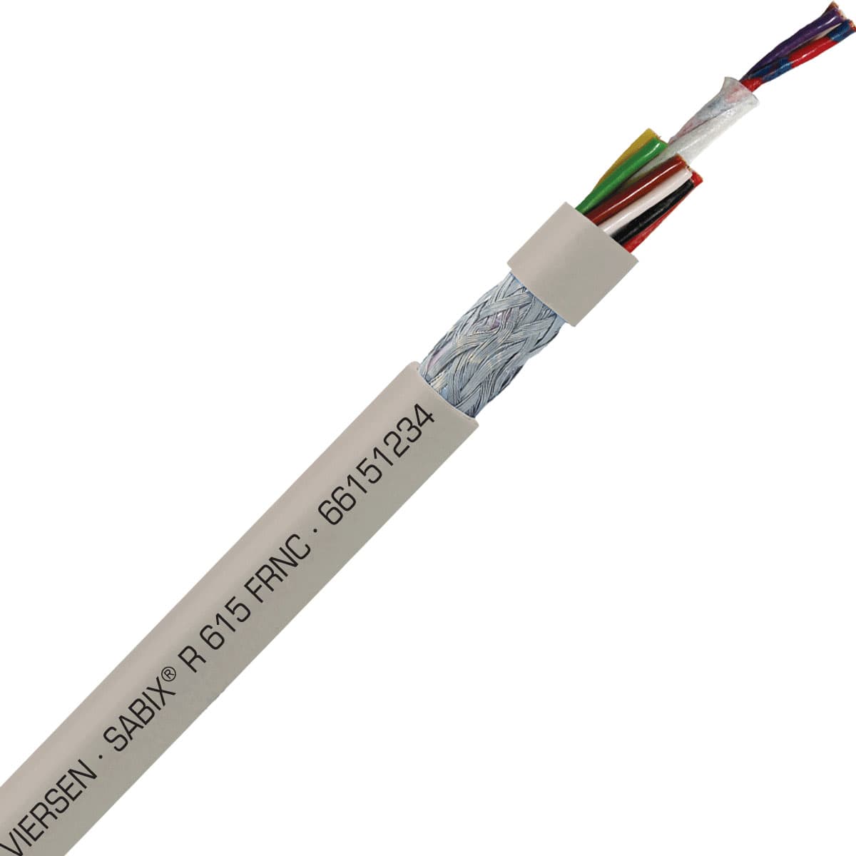 SAB 66151234 SABIX R 615 FRNC - 22 AWG/12c, shielded halogen-free flame retardant rail data cable, CE, RoHS SAB 66151234 SABIX R 615 FRNC - 22 AWG/12c, shielded halogen-free flame retardant rail data cable, CE, RoHS