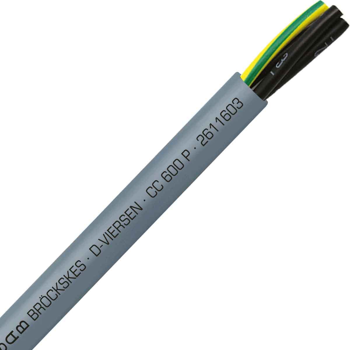 SAB 2611603 CC 600 P - 16 AWG/3c, oil resistant PUR flexible control cable, 600V, UL, CSA, CE, RoHS SAB 2611603 CC 600 P - 16 AWG/3c, oil resistant PUR flexible control cable, 600V, UL, CSA, CE, RoHS
